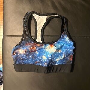 Blackmilk Women's Galaxy blue Sports Bra